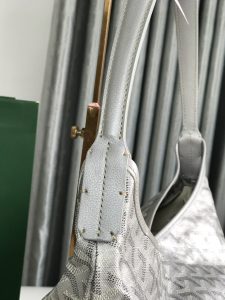 高仿奢侈包GOYARD高雅德 Bohème Hobo包袋 流浪包腋下包 銀色