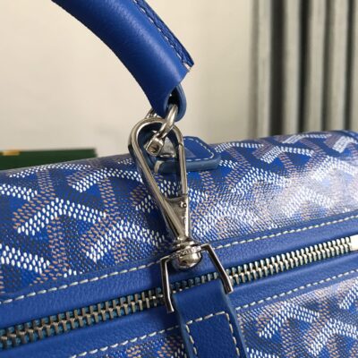 複刻奢侈品包GOYARD高雅德 Goyardine帆布 SAINT LEGER 揹包雙肩包 藍色