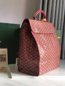 複刻奢侈品包GOYARD高雅德 Goyardine帆布 SAINT LEGER 揹包雙肩包 紅色