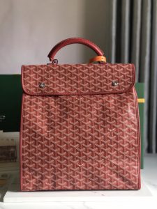 複刻奢侈品包GOYARD高雅德 Goyardine帆布 SAINT LEGER 揹包雙肩包 紅色