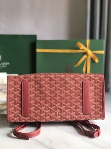 複刻奢侈品包GOYARD高雅德 Goyardine帆布 SAINT LEGER 揹包雙肩包 紅色