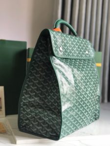 複刻奢侈品包GOYARD高雅德 Goyardine帆布 SAINT LEGER 揹包雙肩包 緑色