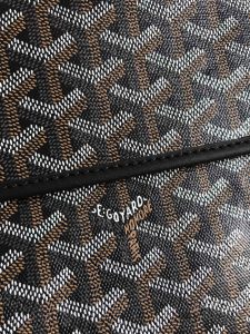 複刻奢侈品包GOYARD高雅德 Goyardine帆布 SAINT LEGER 揹包雙肩包 黑色