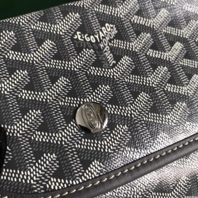 複刻奢侈品包GOYARD高雅德 Goyardine帆布 SAINT LEGER 揹包雙肩包 灰色