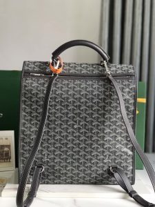 複刻奢侈品包GOYARD高雅德 Goyardine帆布 SAINT LEGER 揹包雙肩包 灰色
