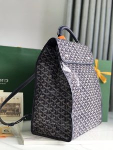 複刻奢侈品包GOYARD高雅德 Goyardine帆布 SAINT LEGER 揹包雙肩包 深藍