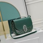 GOYARD高雅德高仿複刻包 Goyardine帆布 233 lll 單肩包 緑色