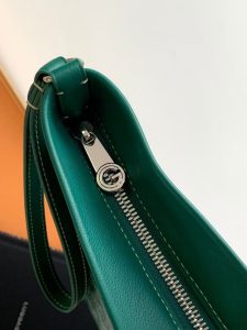 高仿GOYARD高雅德複刻包 Goyardine帆布 CONTI手拿包 緑色