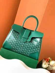 一比一複刻GOYARD高雅德包 Goyardine帆布 Saïgon托特包Tote 緑色