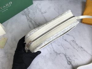 1比1複刻GOYARD高雅德包 Goyardine帆布 Cap-Vert相機包小號包 白色