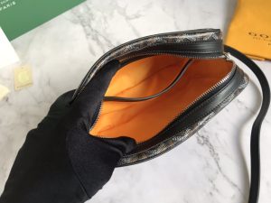 1比1複刻GOYARD高雅德包 Goyardine帆布 Cap-Vert相機包小號包 黑