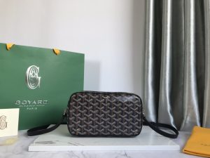 1比1複刻GOYARD高雅德包 Goyardine帆布 Cap-Vert相機包小號包 黑