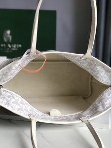 超A貨GOYARD高雅德包 ARTOIS小號包 小號拉鍊購物袋 白色