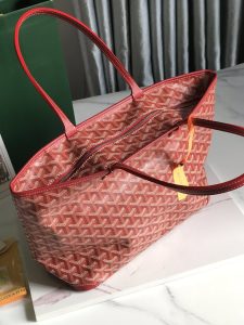 超A貨GOYARD高雅德包 ARTOIS小號包 小號拉鍊購物袋 紅色