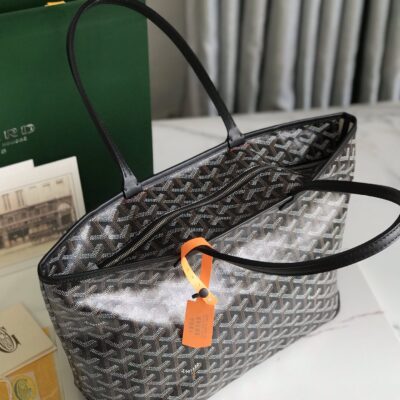 超A貨GOYARD高雅德包 ARTOIS小號包 小號拉鍊購物袋 黑色
