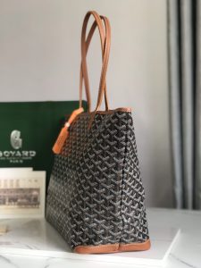 超A貨GOYARD高雅德包 ARTOIS大號包 大號拉鍊購物袋 黑棕