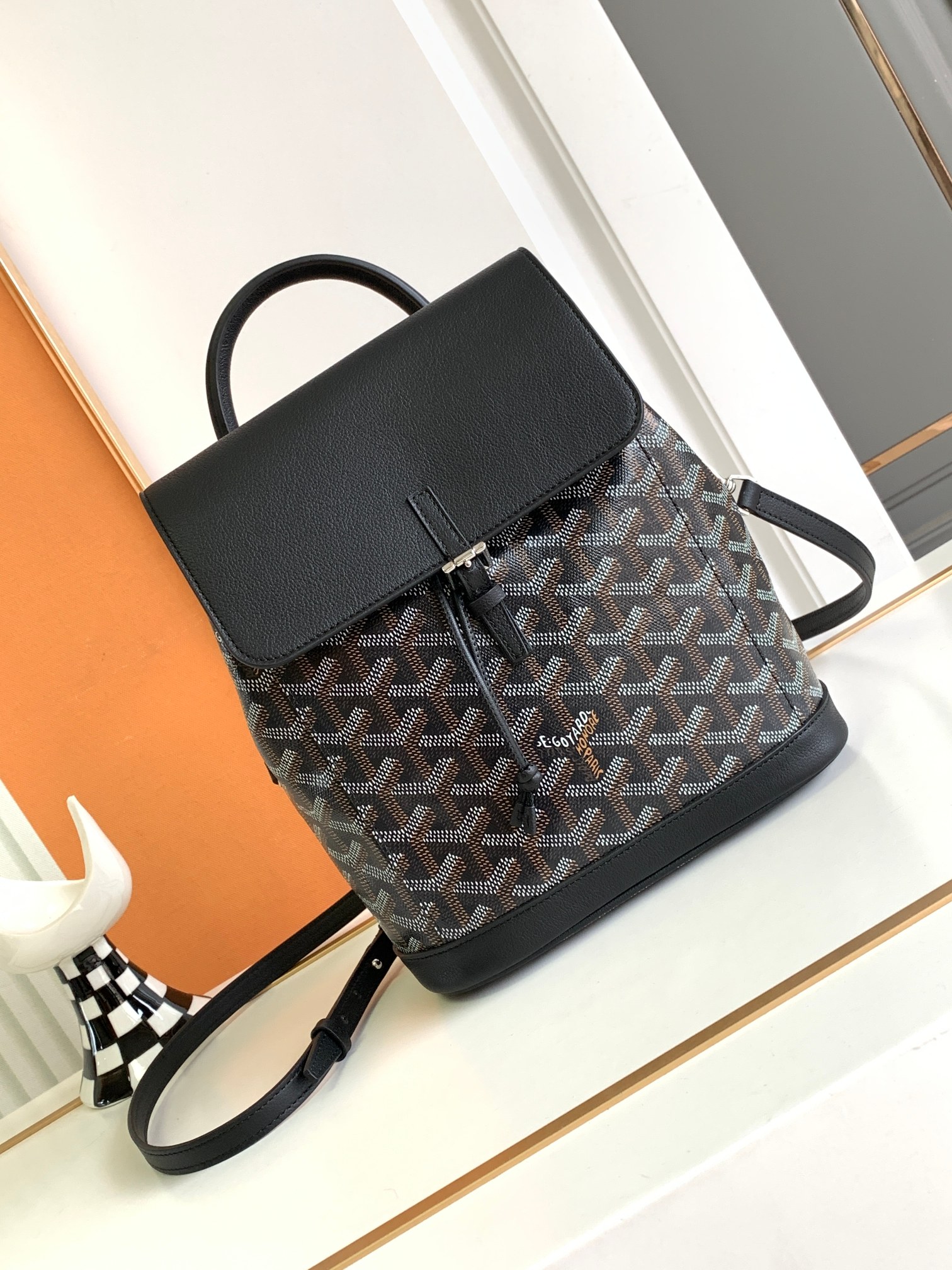 goyard202404161900001.jpg 一比一複刻包GOYARD高雅德 ALPIN 迷你揹包 黑