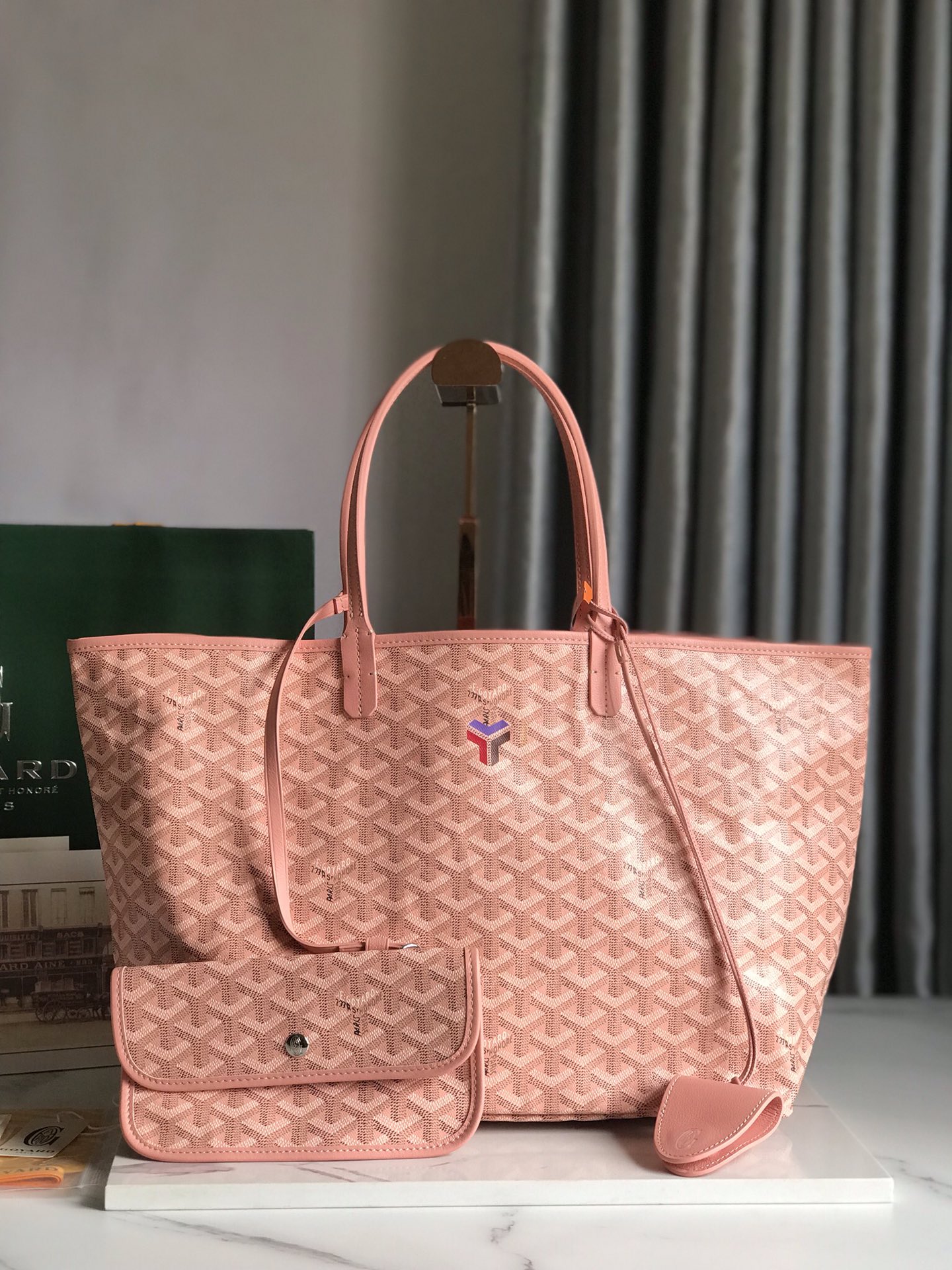 goyard202404163500006.jpg 原單複刻GOYARD高雅德包包 Saint Louis PM 大號包 購物袋 粉色