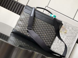 一比一原單GOYARD高雅德包包 CITADIN 小號郵差包 公文包 灰色