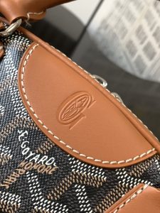 一比一高仿GOYARD高雅德包包 保齡球包 手提包 棕色