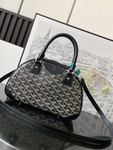 一比一高仿GOYARD高雅德包包 保齡球包 手提包 黑色