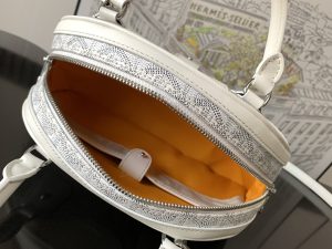 一比一高仿GOYARD高雅德包包 保齡球包 手提包 白色