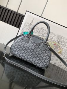 一比一高仿GOYARD高雅德包包 保齡球包 手提包 灰色