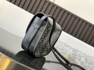 一比一複刻GOYARD高雅德包包 BELVEDERE 小號包單肩包 黑色限定