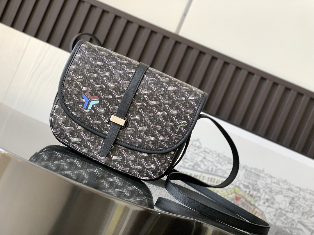 goyard202404181300004.jpg 一比一複刻GOYARD高雅德包包 BELVEDERE 小號包單肩包 黑色限定