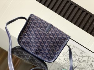 一比一複刻GOYARD高雅德包包 BELVEDERE 小號包單肩包 深藍