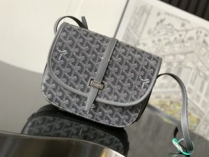 一比一複刻GOYARD高雅德包包 BELVEDERE 小號包單肩包 灰色