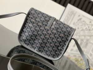 一比一複刻GOYARD高雅德包包 BELVEDERE 小號包單肩包 灰色