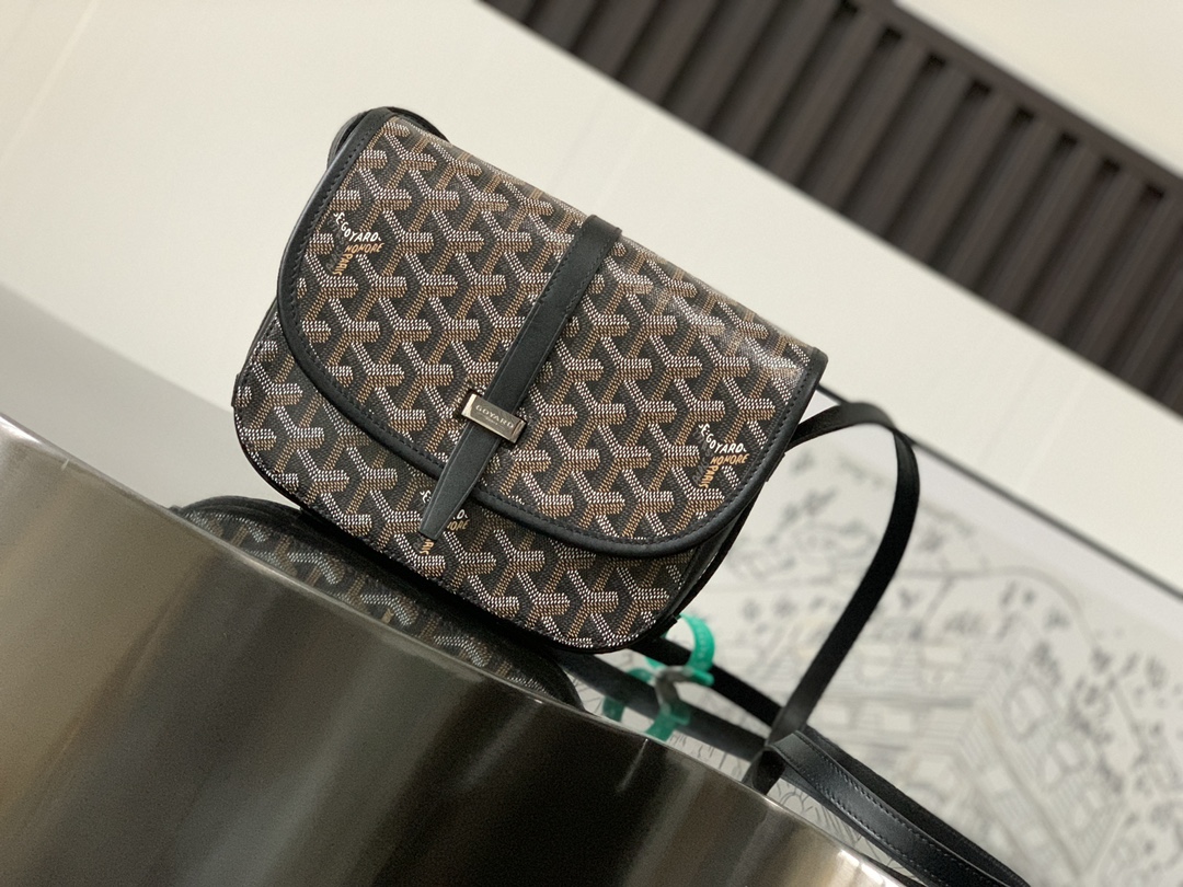 goyard202404181900005.jpg 一比一複刻GOYARD高雅德包包 BELVEDERE 小號包單肩包 黑色