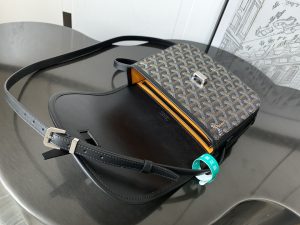 一比一複刻GOYARD高雅德包包 BELVEDERE 小號包單肩包 黑色