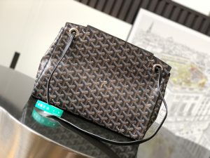 1比1高仿GOYARD高雅德包包 ROUETTE 小號包單肩包 黑色