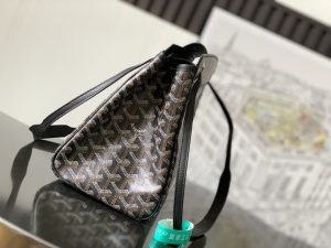 1比1高仿GOYARD高雅德包包 ROUETTE 小號包單肩包 黑色