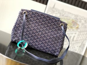 1比1高仿GOYARD高雅德包包 ROUETTE 小號包單肩包 深藍