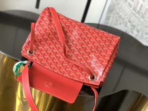 1比1高仿GOYARD高雅德包包 ROUETTE 小號包單肩包 紅色