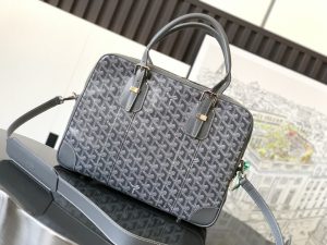 原單高仿包GOYARD高雅德 Ambassade中號公文包 灰色