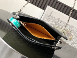 高仿1比1名牌包GOYARD高雅德 Rouette小號硬版鏈條單肩包 黑色