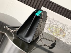 高仿1比1名牌包GOYARD高雅德 Rouette小號硬版鏈條單肩包 黑色
