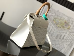 複刻奢侈品包GOYARD高雅德 Saïgon小號包西貢包 白色