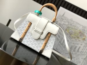複刻奢侈品包GOYARD高雅德 Saïgon小號包西貢包 白色