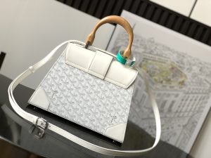 複刻奢侈品包GOYARD高雅德 Saïgon小號包西貢包 白色