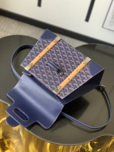 複刻奢侈品包GOYARD高雅德 Saïgon小號包西貢包 深藍
