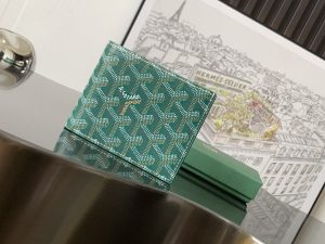 原單1比1GOYARD高雅德包 SAINT-FLORENTIN 錢包 二折錢包 緑色