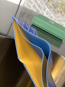 原單1比1GOYARD高雅德包 SAINT-FLORENTIN 錢包 二折錢包 藍色