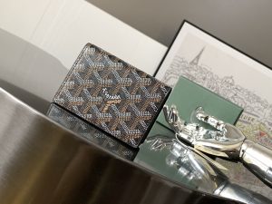 1比1原單GOYARD高雅德錢包 MALESHERBES 卡夾 二折錢包 黑色