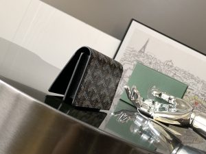 1比1原單GOYARD高雅德錢包 MALESHERBES 卡夾 二折錢包 黑色