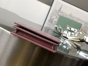 1比1原單GOYARD高雅德錢包 MALESHERBES 卡夾 二折錢包 酒紅